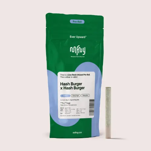 MFNY Hash Burger live resin infused pre-roll
